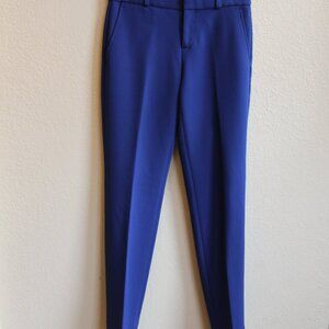 Women's banana republic Ryan Low rise Blue Slacks pants size 0 28" waist